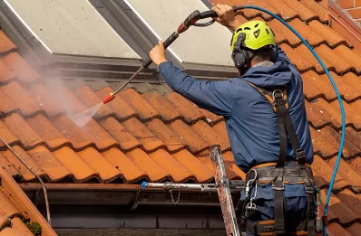 Démoussage et hydrofuge de toiture à Lorient